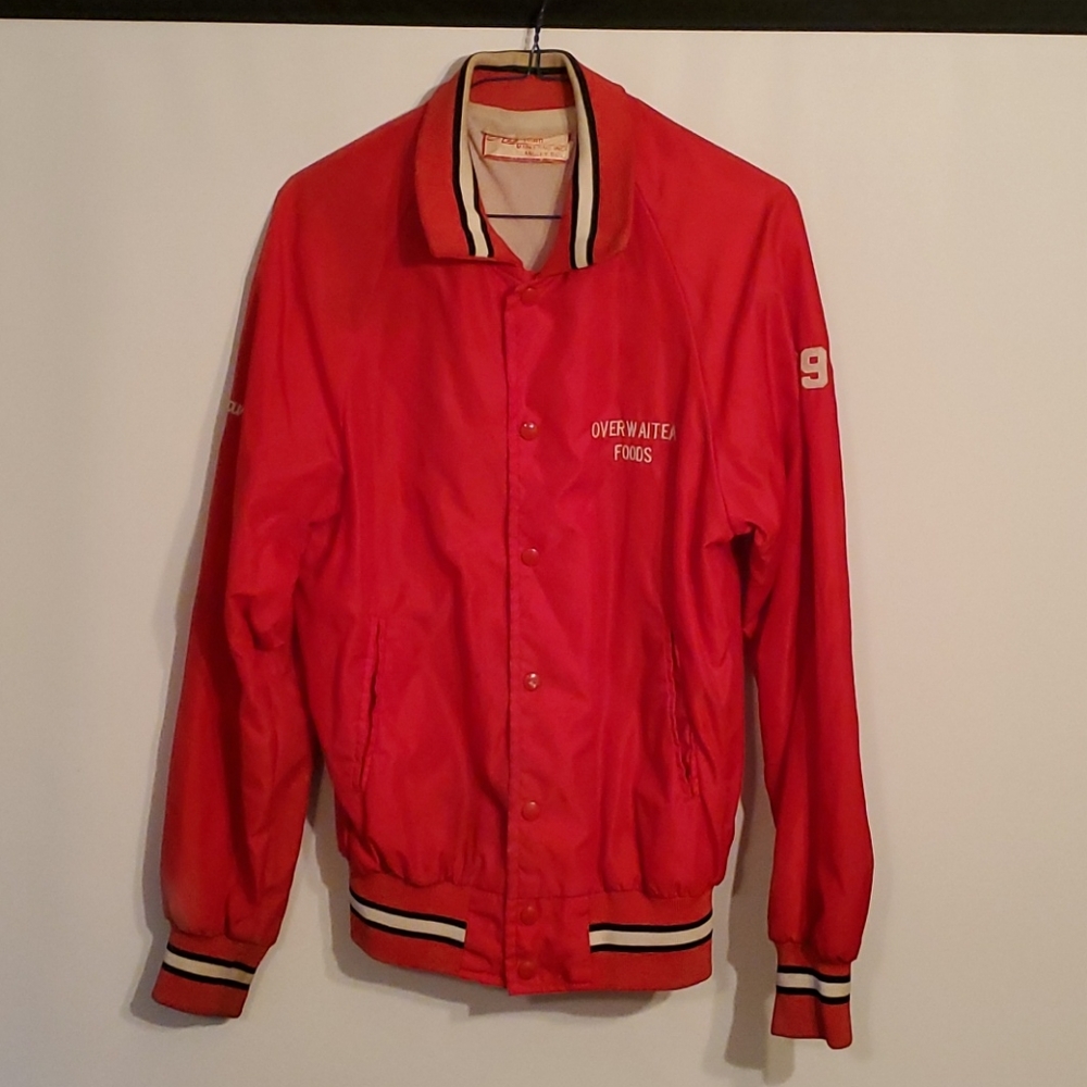 Vintage Nylon Varsity Baseball Jacket